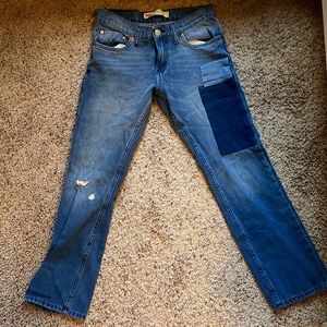 Levi's Boys' Slim-Fit Warp Stretch Patches Jeans